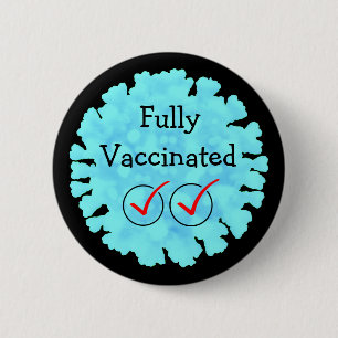 Fully Vaccinated against Covid 19 Button
