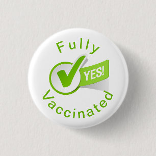 Fully Vaccinated against Covid 19 Button