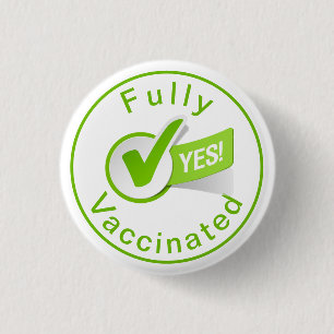 Fully Vaccinated against Covid 19 Button