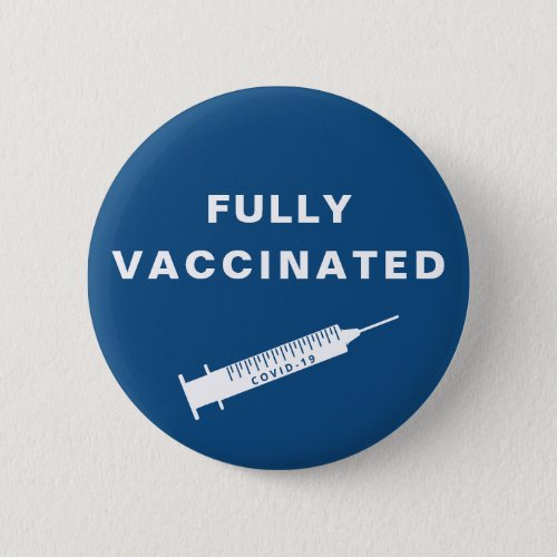 Fully Vaccinated Covid_19 Blue Button
