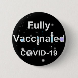 Fully Vaccinated COVID-19 Button