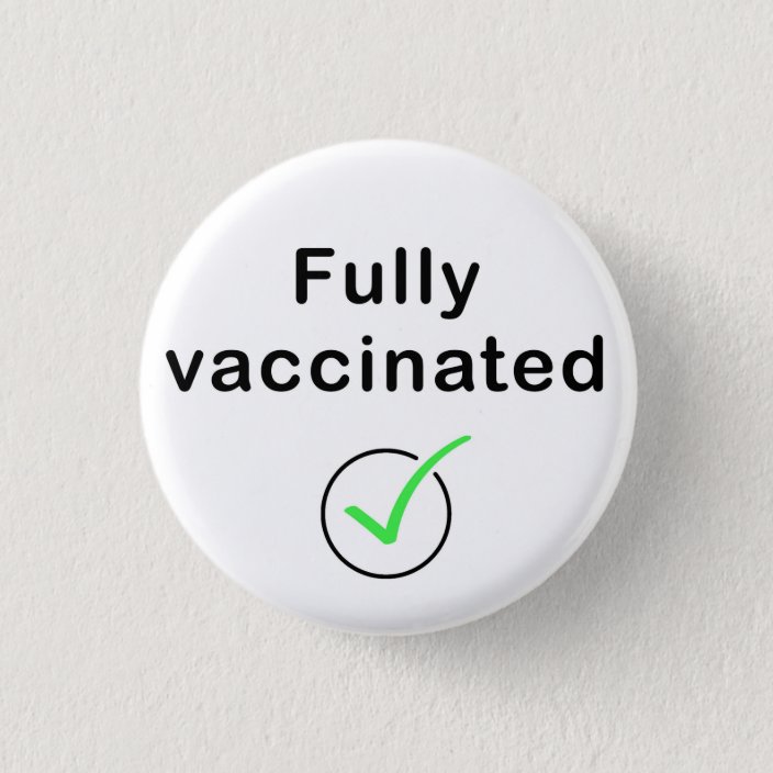 vaccinated pin