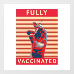 Fully Vaccinated Floor Decals