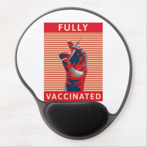 Fully Vaccinated Gel Mouse Pad