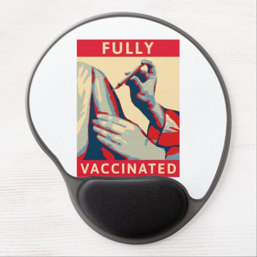 Fully Vaccinated  Gel Mouse Pad