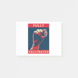 Fully Vaccinated Post-it Notes