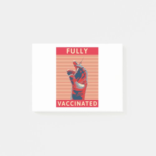 Fully Vaccinated Post_it Notes
