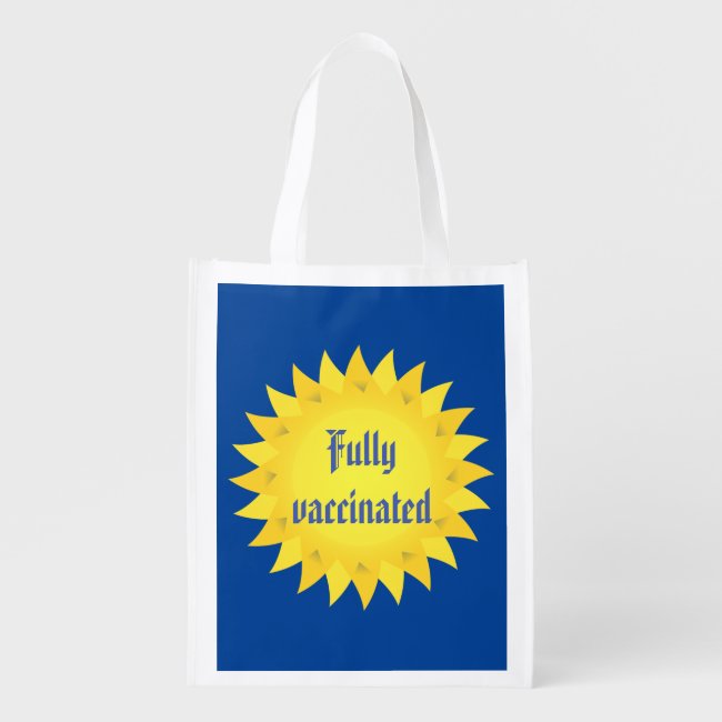 Fully Vaccinated Reusable Grocery Bag