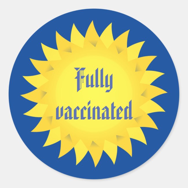 Fully Vaccinated Yellow Sun
