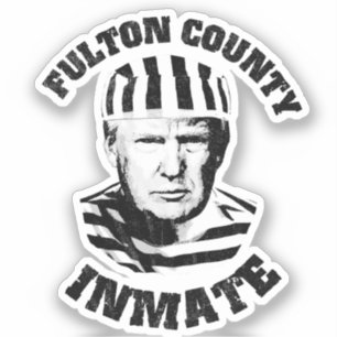 Fulton County Inmate Mugshot Sticker