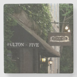 Fulton Five Charleston, SC. Marble Stone Coaster. Coaster