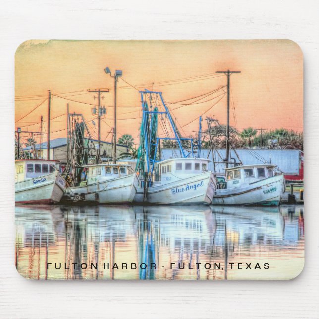 “Fulton Harbor Icons” Mouse Pad (Front)