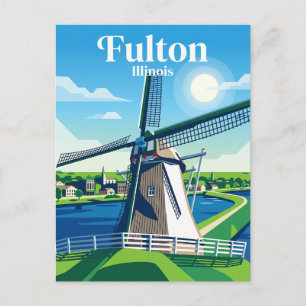 Fulton Illinois Postcard