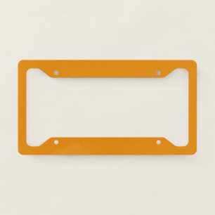 Fulvous Color License Plate Frame