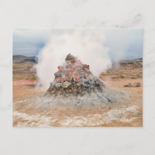 Fumarole, Hverir Geothermal Area, Iceland  Postcard
