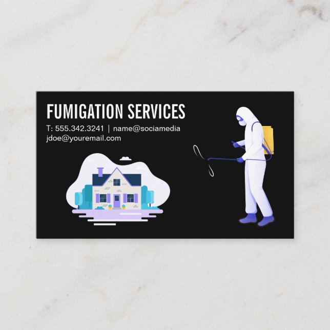 Fumigation Worker Business Card (Front)