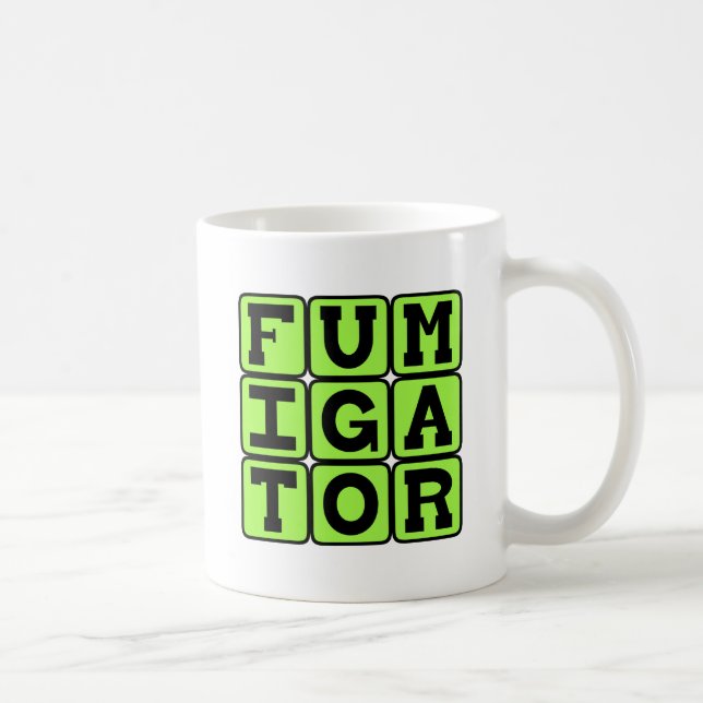 Fumigator, Bug Zapper Coffee Mug (Right)