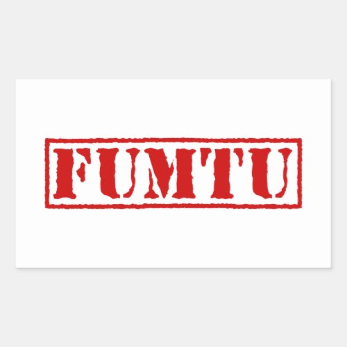 FUMTU RECTANGULAR STICKER