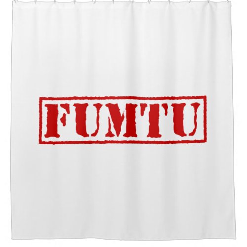 FUMTU SHOWER CURTAIN