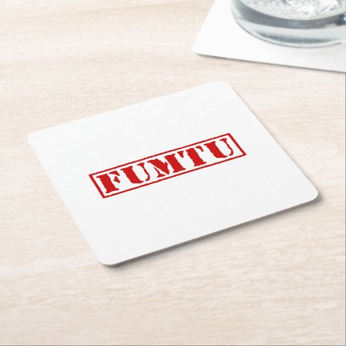 FUMTU SQUARE PAPER COASTER