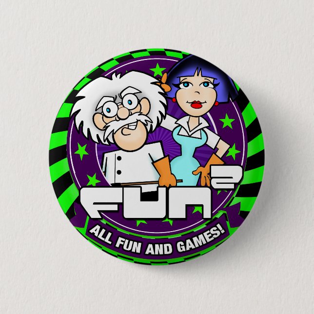 Fun2 Pinback Button (Front)