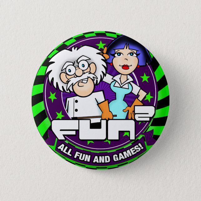 Fun2 Pinback Button (Front)