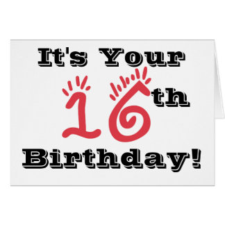 Funny 16th Birthday Cards | Zazzle