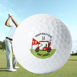 Fun 19th Hole Custom Cart Personalized  Golf Balls