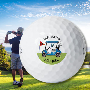 Fun 19th Hole Custom Cart Personalized Golf Balls