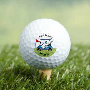 Fun 19th Hole Custom Cart Personalized  Golf Balls