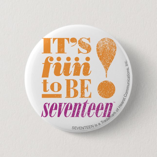 Fun 2 B 17-Orange Button (Front)