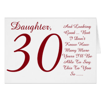 Daughters 30th Birthday Gifts on Zazzle