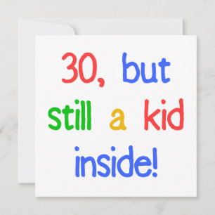 Fun 30th Birthday Humor Card