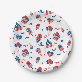 Fun 4th Of July Paper Plates