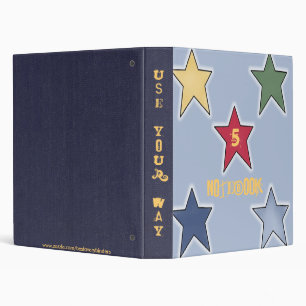 Fun! 5 Star Notebook Custom Avery Binder