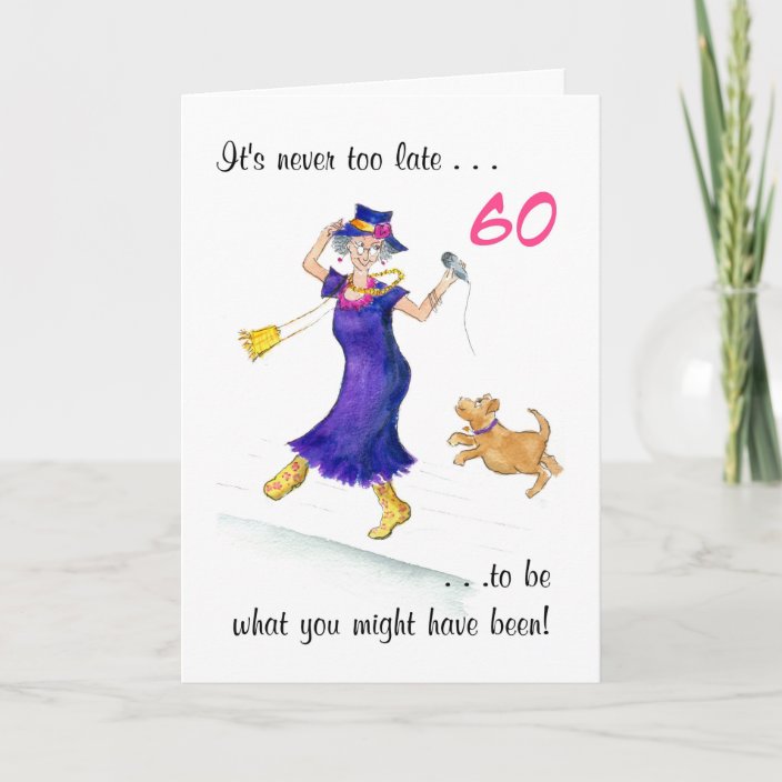 60th birthday woman