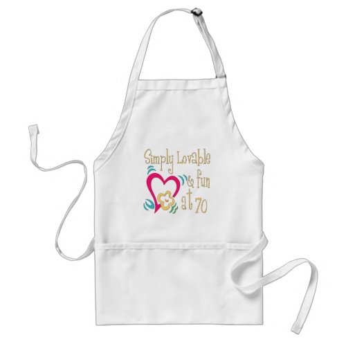 Fun 70th Birthday Gifts Adult Apron