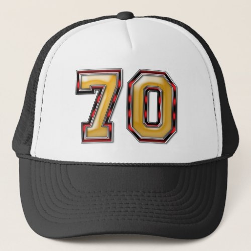  Fun 70th Birthday Party Trucker Hat