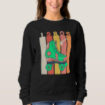 Fun 80s Roller Skates Derby Disco Retro Vintage Pa Sweatshirt