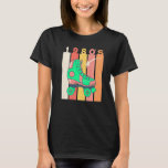 Fun 80s Roller Skates Derby Disco Retro Vintage Pa T-Shirt