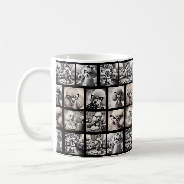 Fun 9 Photo Collage Pictures Coffee Mug (Left)