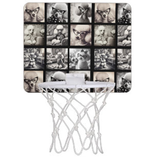 Fun 9 Photo Collage Pictures Mini Basketball Hoop