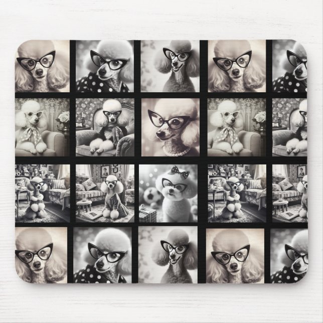 Fun 9 Photo Collage Pictures Mouse Pad (Front)