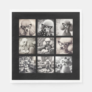 Fun 9 Photo Collage Pictures Napkins