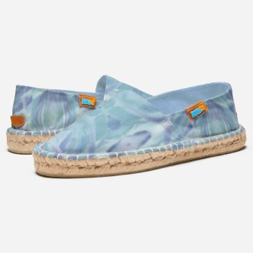 Fun, Abstract Blue Tie-Dye Pattern