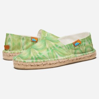 Fun, Abstract Green Tie-Dye Pattern