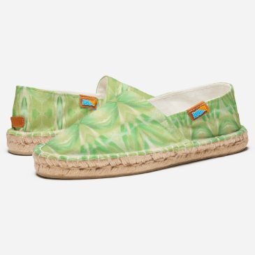 Fun, Abstract Green Tie-Dye Pattern