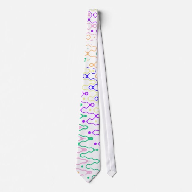 Fun Abstract Modern Patterned Tie (Front)