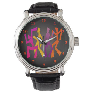 Fun Abstract Multi-Color Dancing Watch