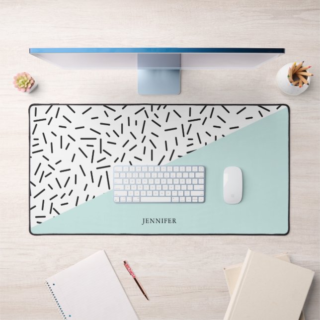 Fun Abstract Pattern Personalized Desk Mat (Office 1)
